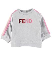 Fendi Sweat-shirt - Gris/Rose