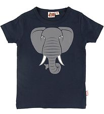 DYR T-shirt - Primate - Navy w. Elephant