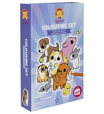 Tiger Tribe Hættusett - Colouring Set - Baby Animals