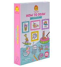 Tiger Tribe Cartoon Set - How to Draw - Summer Fun