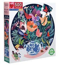 Eeboo Puzzel - 500 Bakstenen - Still Life Met bloemen