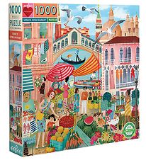 Eeboo Puzzlespiel - 1000 Teile - Offener Markt Venedig