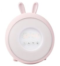 Rabbit & Friends Alarm Clock w. Lights - Wake Up - Pink