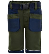 Minymo Work Shorts - Green/Navy