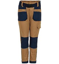 Minymo Cargo Work Trousers - Brown/Navy