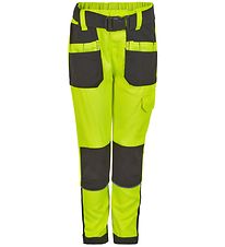 Minymo Cargo Work Trousers - Neon Yellow