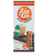 Djeco Kúlubraut - Wood - Zig & Go - 7 Partar - Culbuto