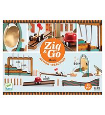 Djeco Ball Track - Wood - Zig & Go - 52 parts - Music