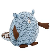 Bloomingville Soft Toy - Beaver - Light Blue w. Dots