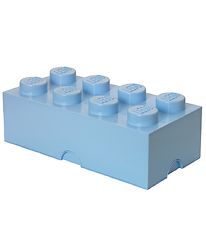LEGO Storage Bote de rangement - 8 Boutons - 50x25x18 - Bleu C