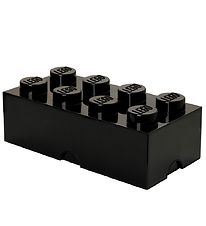 LEGO Storage Bote de rangement - 8 Boutons - 50x25x18 - Noir