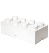 LEGO® Storage Storage Box - 8 Knobs - 50x25x18 - White