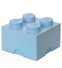 LEGO Storage Frvaringslda - 4 Knoppar - 25x25x18 - Ljusbl