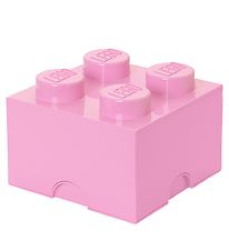 LEGO Storage Frvaringslda - 4 Knoppar - 25x25x18 - Rosa