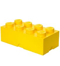 LEGO Storage Bote de rangement - 8 Boutons - 50x25x18 - Jaune