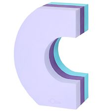 bObles Tumbling Letter - C - Multi Blue/Purple