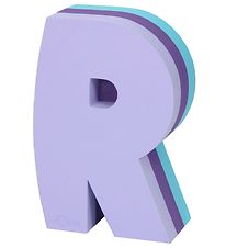 bObles Tumbling Letter - R - Multi Blue/Purple