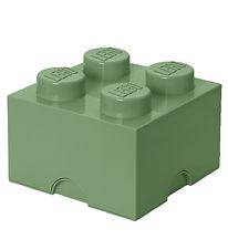 LEGO Storage Storage Box - 4 Knobs - 25x25x18 - Dusty Green