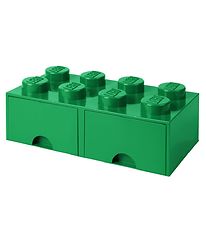 LEGO Storage Opberglade - 8 Knoppen - 50x25x18 - Groen