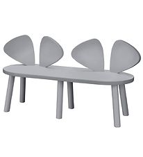 Nofred Mouse Bench - Children Bench - Grey