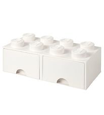 LEGO® Storage Storage Drawer - 8 Knobs - 50x25x18 - White