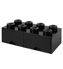 LEGO® Storage Storage Drawer - 8 Knobs - 50x25x18 - Black