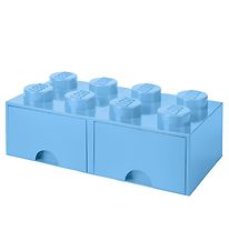 LEGO Storage Silytyslaatikko - 8 Silmukat - 50x25x18 - Vaalean
