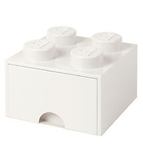 LEGO Storage Tiroir de stockage - 4 Boutons - 25x25x18 - Blanc