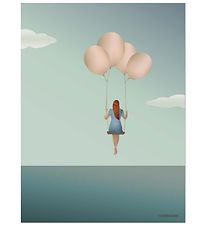 Vissevasse Veggspjald - 50x70 - Balloon Dream