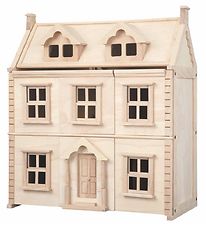 PlanToys Poppenhuis - Victoriaans - Naturel