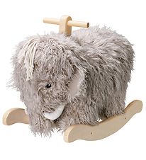 Kids Concept Gunghäst - Mammut - Grå