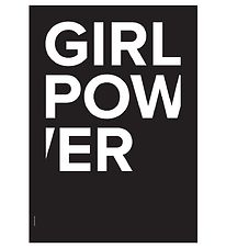 I Love My Type Veggspjald - 50x70 - The Powerful Type - Girl Pow