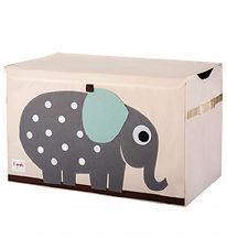 3 Sprouts Opbergbox - 38x61x37 - Olifant