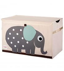 3 Sprouts Storage Box - 38x61x37 - Elephant