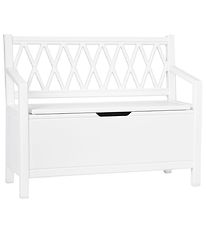 Cam Cam Kid's Bench - Harlequin - White