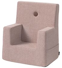 by KlipKlap Armchair - Kids Chair - 43x43x50 cm - Soft Rose/Rose