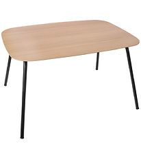 Sebra Table - Oakee - 50x70x45 cm - Wood/Black