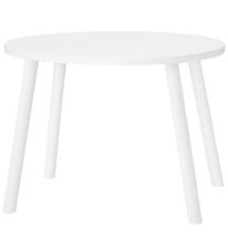 Nofred Table w. Storage - Mouse Table - White