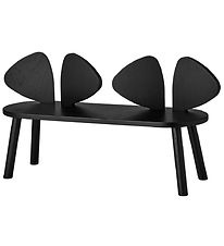 Nofred Lasten penkki - Mouse Bench - Musta