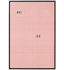 Design Letters Tavle - A2 - Rosa