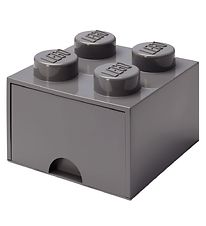 LEGO Storage Silytyslaatikko - 4 Silmukat - 25x25x18 - tumma g