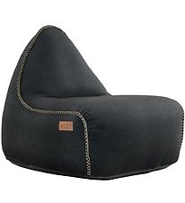 SACkit Bean Bag Chair - Canvas Lounge Chair - 96x80x70 cm - Blac