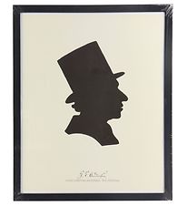 H.C. Andersen Poster - 40x50 cm - Silhouette