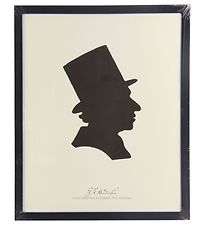 H.C. Andersen Juliste - 40x50 cm - Siluetti