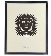 H.C. Andersen Poster - 40x50 cm - The Sun Head