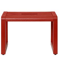 ferm Living Stool - Little Architect - 33x23x23 cm - Poppy red