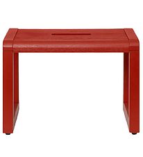 ferm Living Hocker - Little Architect - Poppy red