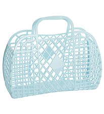 Sun Jellies Grand Panier pliant - Retro - Light Blue