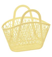 Sun Jellies Basket - Betty - 46x20x39 cm - Yellow