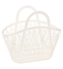 Sun Jellies Basket - Betty - 46x20x39 cm - Cream